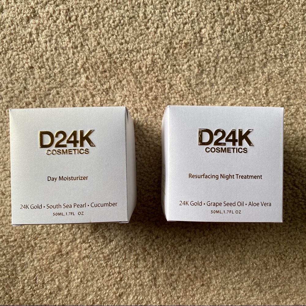D24K Day & Night Moisturizing Cream Brand New